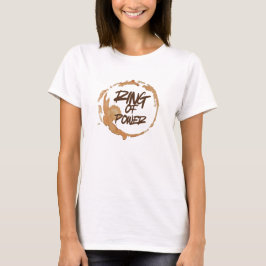 Funny Coffee Stain for Coffee Lovers Quote Ring of Tシャツ