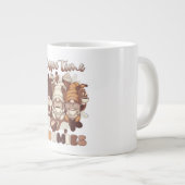 Funny Coffee Time Cup for Coffee Lovers, Friends ジャンボコーヒーマグカップ (正面右)