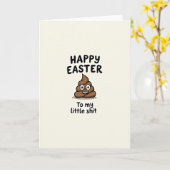 Funny Coiled Friend Holiday Card カード (黄色い花)