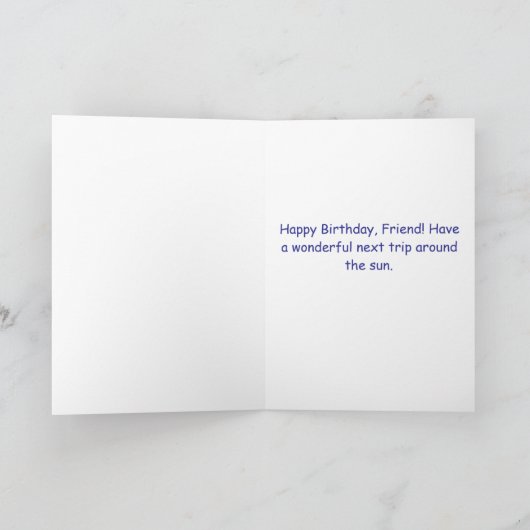 Funny Colonoscopy Happy Birthday Greeting Card カード (内部)