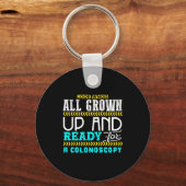 Funny Colonoscopy Joke Medical Humor Checkup  キーホルダー (正面)