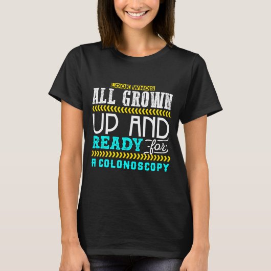 Funny Colonoscopy Joke Medical Humor Checkup  Tシャツ (正面)