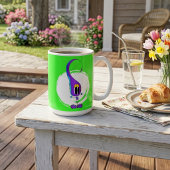 Funny, Colorful, Quirky, Cartoon Character コーヒーマグカップ