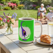 Funny, Colorful, Quirky, Cartoon Character コーヒーマグカップ