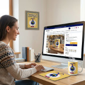 Funny, Colorful, Quirky, Cartoon Character コーヒーマグカップ