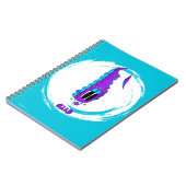 Funny, Colorful, Quirky, Cartoon Character ノートブック (左側)