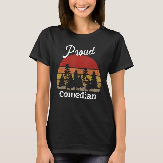 Funny Comedian Shirts Job Title Professions_1 Tシャツ (正面)