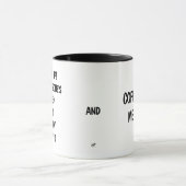 Funny Comfort Zone Joke Mug – Introvert Humor マグカップ (中央)