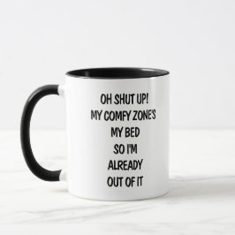 Funny Comfort Zone Joke Mug – Introvert Humor マグカップ