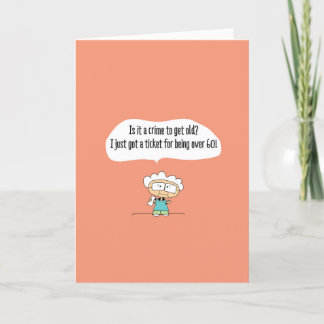 Funny Comic Birthday Greeting Card - 114 カード