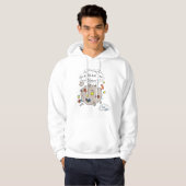 Funny Comic Fight Cloud Men's Pullover Hoodie パーカ (正面フル)