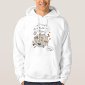 Funny Comic Fight Cloud Men's Pullover Hoodie パーカ (正面)
