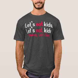 Funny Commas Saves Lives Tシャツ