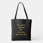 Funny Complaint Department Apathy  トートバッグ (裏面)
