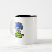 Funny Computer 404 Motivation Coffee Mug ツートーンマグカップ (正面左)