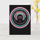 Funny Computer Nerd Shirt Ever Since I Was Little カード (黄色い花)