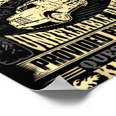 Funny Concrete Finisher We Do Presicion Guess Work ポスター (角)