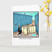 Funny Congratulations Greeting Card "Spectickles" カード (黄色い花)