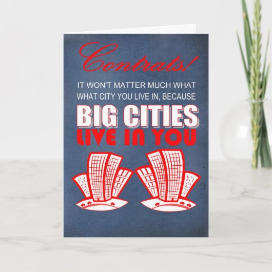 funny congratulations to graduate カード (正面)