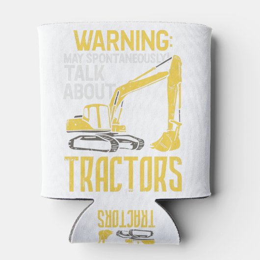 Funny Construction Excavator 缶クーラー (裏面)