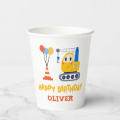 Funny Construction Themed Birthday Party 紙コップ (裏面)