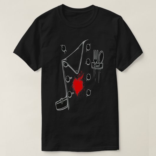 Funny Cook  for Cooking Chef Butcher Uniform Jacke Tシャツ (デザイン正面)