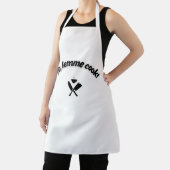 Funny Cooking Apron - “Yo, Lemme Cook!” Meme Quote エプロン (インサイチュ)