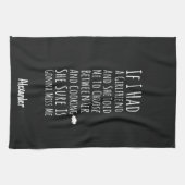 Funny Cooking Gift For Him Teen Boys Men Chef Cook キッチンタオル (横)