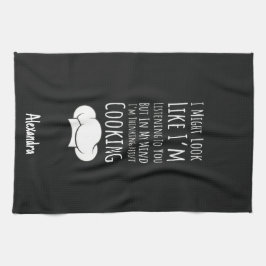 Funny Cooking Gifts Chefs Cooks Men Women Custom キッチンタオル