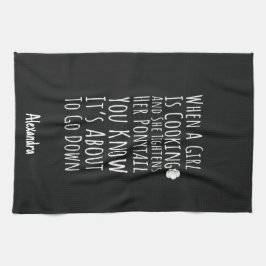 Funny Cooking Gifts For Her Teen Girls Women Chef キッチンタオル