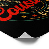 Funny Cool Cousins Club Shirt Cousin Crew Skeleton ポスター (角)