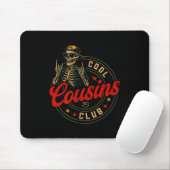 Funny Cool Cousins Club Shirt Cousin Crew Skeleton マウスパッド (マウス)