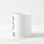 Funny Cool Cow Mooey Christmas Farm Holiday Humor コーヒーマグカップ (中央)