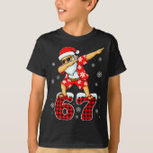 Funny Cool Dabbing Santa Hawaii 67 Meme Christmas  Tシャツ (正面)