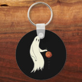 Funny Cool Ghost Dribbling Sketll - Halloween Sket キーホルダー (正面)