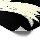 Funny Cool Ghost Dribbling Sketll - Halloween Sket ポスター (角)