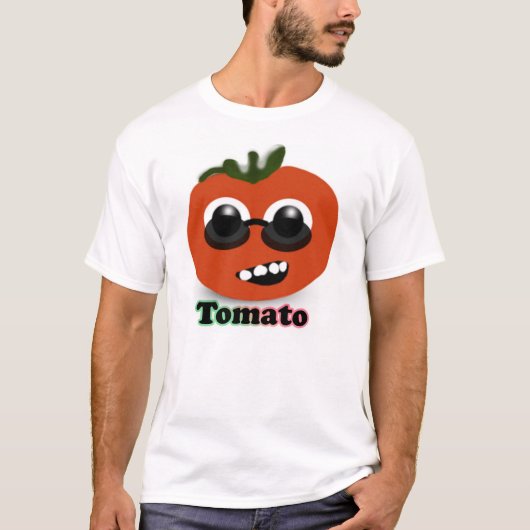 Funny, cool tomato tシャツ (正面)