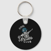 Funny Cool Uncles Club Shirt Funny Skeleton Uncle  キーホルダー (正面)