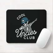 Funny Cool Uncles Club Shirt Funny Skeleton Uncle  マウスパッド (マウス)