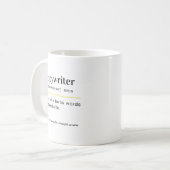 Funny Copywriter Gift Coffee Mug コーヒーマグカップ (正面左)
