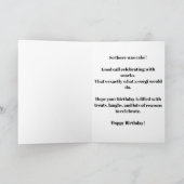 Funny Corgi Birthday Card – “Do I Smell Cake?” カード (内部)