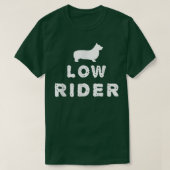 Funny Corgi Low Rider Tシャツ (デザイン正面)