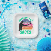 Funny Cornhole Team Cornhole Accessories  ペーパープレート (パーティー)