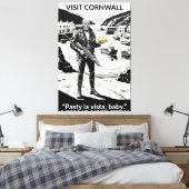 Funny Cornwall themed film parody canvas print キャンバスプリント (インサイチュ (寝室))