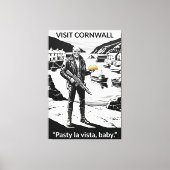 Funny Cornwall themed film parody canvas print キャンバスプリント (正面)