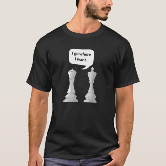 Funny Corny Dad Joke Design For Chess Players Tシャツ (正面)