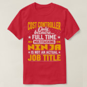 Funny Cost Controller Supervisor Job Title Tシャツ (デザイン正面)
