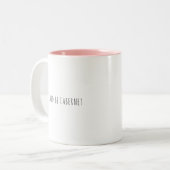 Funny Could Be Cabernet Coffee Wine Lover Humor ツートーンマグカップ (正面左)