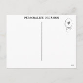 Funny Country Cow With Glasses Rustic Ranch Humor  シーズンポストカード (裏面)