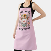 Funny Country pig farm word art  エプロン (インサイチュ)